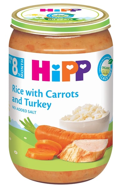 Hipp kašica pirinač šargarepa ćuretina 220g