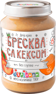 Juvitana Kašica Breskva sa keksom 190g