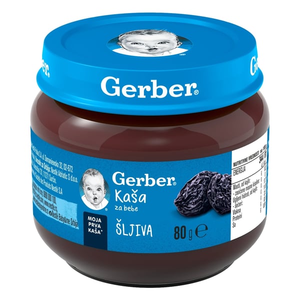 Gerber kašica suva šljiva 80g