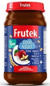 Frutek Kašica mleko jabuka žitarice vanila 190g
