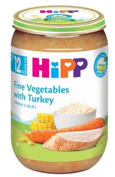 Hipp kašica povrće ćuretina 220g