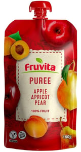 Fruvita Voćni pire jabuka kajsija kruška 180g