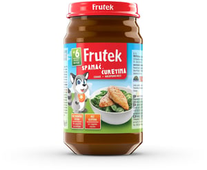 Frutek kašica spanać ćuretina 190g