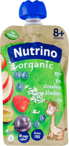 Nutrino organska pirinčana kašica šljiva jagoda borovnica vitamin C 100g