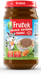 Frutek kašica povreće govedina pirinač 190g