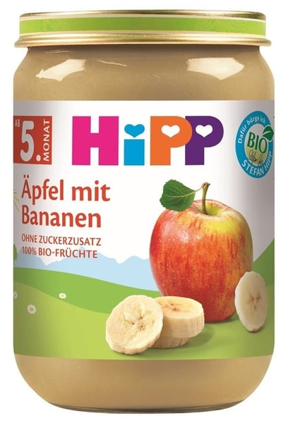 Hipp Bio kašica jabuka banana 190g