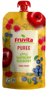 Fruvita Voćni pire jabuka malina borovnica 180g