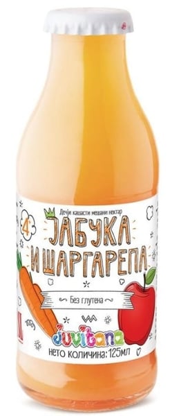 Juvitana Dečiji sok jabuka šargarepa 125ml