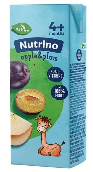Nutrino sokić jabuka šljiva 200ml