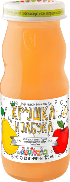 Juvitana Dečiji sok kruška i jabuka 125ml