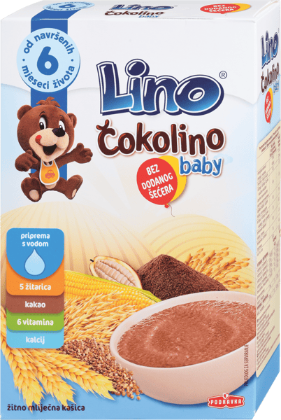 Lino Čokolino baby 6+ 210g