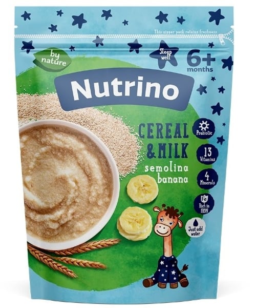 Nutrino mlečna kaša prvi griz i banana 200g