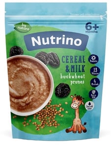 Nutrino Mlečna kaša heljda suva šljiva 200g