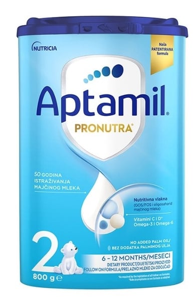 Aptamil Zamensko mleko 2 800g