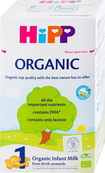 Hipp Organic zamensko mleko 1 800g