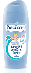 Becutan Šampon i penušava kupka za decu 2u1 400ml