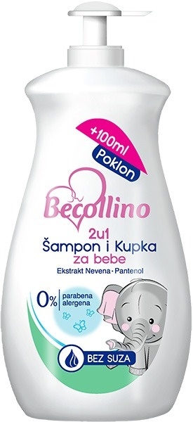 Lino BECOL 2u1 šampon i kupka za bebe 500ml