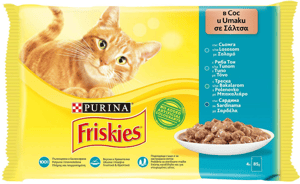 Friskies Preliv za mačke riba 4x85g