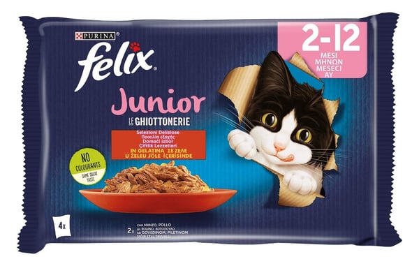 Felix Multipack junior govedina i piletina 4x85g