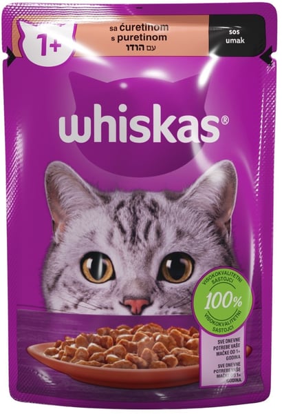 Whiskas Adult hrana za mačke ćuretina 85g