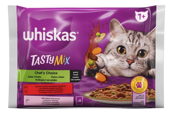 Whiskas Tasty mix hrana za mačke 4x85g