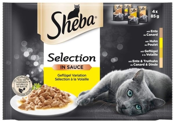 Sheba Hrana za mačke živina 4x85g