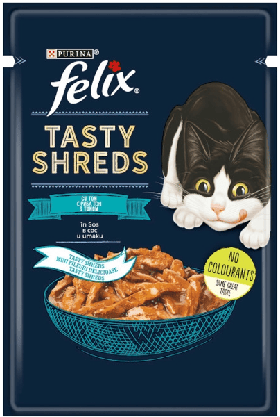 Felix Tasty shreds tuna komadi 80g