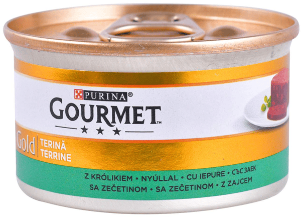 Gourmet GOLD Hrana za mačke pašteta zečetina 85g