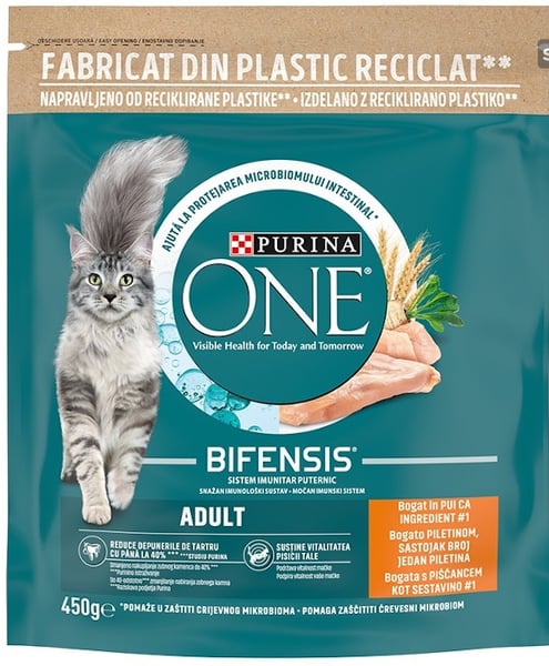 Purina One adult hrana za mačke piletina 450g