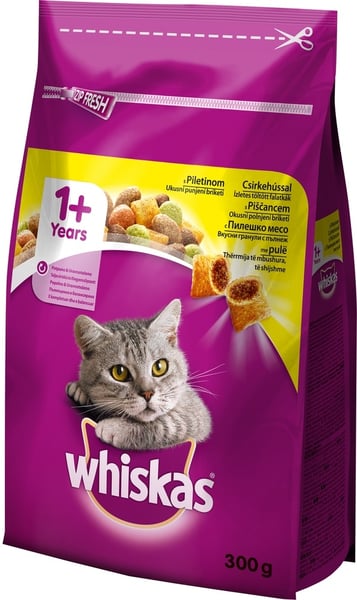 Whiskas Adult briketi za mačke piletina 300g