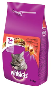 Whiskas Briketi za mačke govedina 1,4kg
