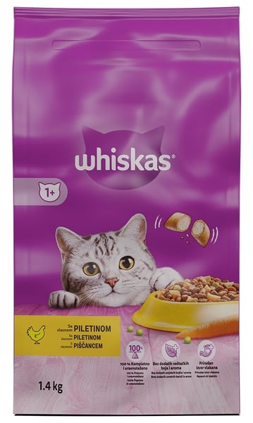 Whiskas Briketi za mačke piletina 1,4kg