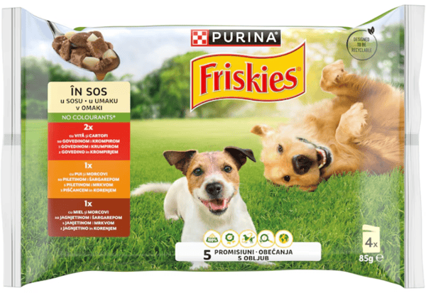 Friskies Adult meso u sosu 4x85g