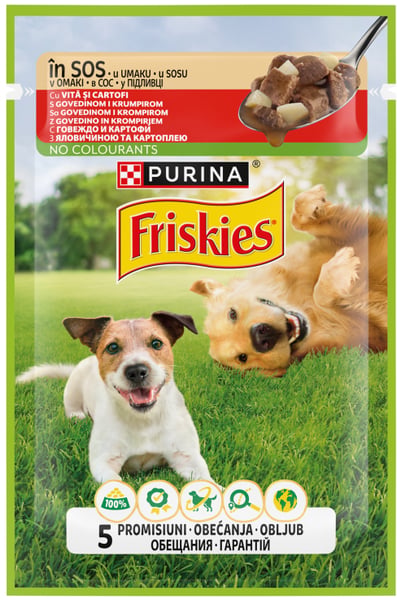 Friskies Adult govedina u sosu od krompira 85g