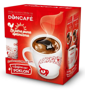 Doncafe Kafa Džezverska 2x200g + šolja