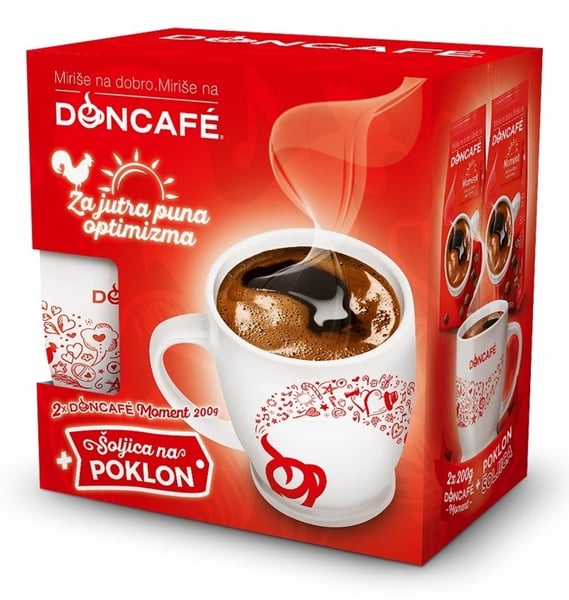 Doncafe Kafa Džezverska 2x200g + šolja