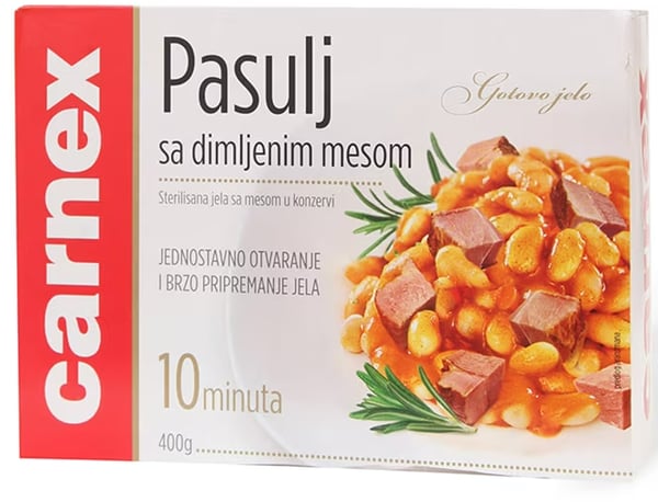 Carnex Pasulj sa dimljenim mesom 400g
