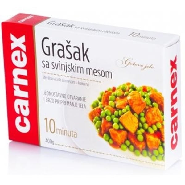 Carnex Grašak sa svinjskim mesom 400g
