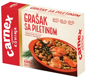 Carnex Grašak sa piletinom 400g