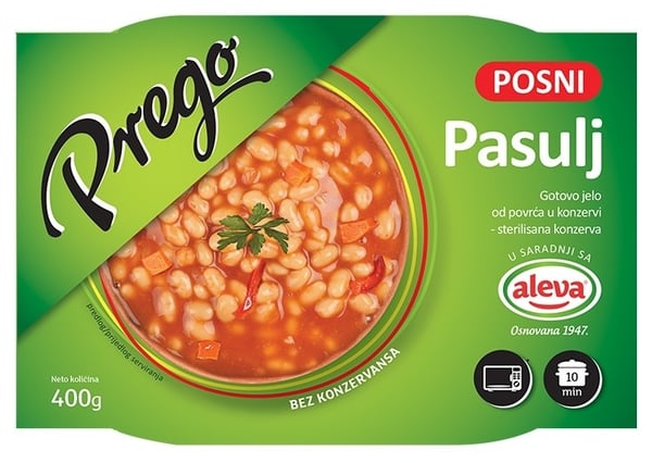 Neoplanta Prego posni pasulj 400g