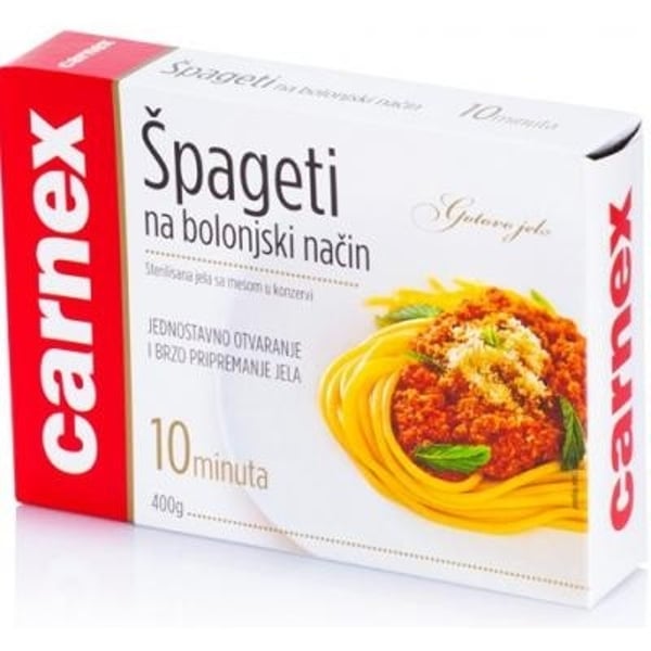 Carnex Špageti na bolonjski način 400g