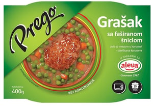 Neoplanta Prego grašak sa faširanom šniclom 400g