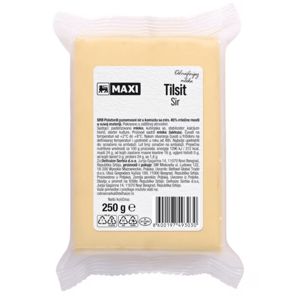 Maxi Tilsit sir 45%mm 250g