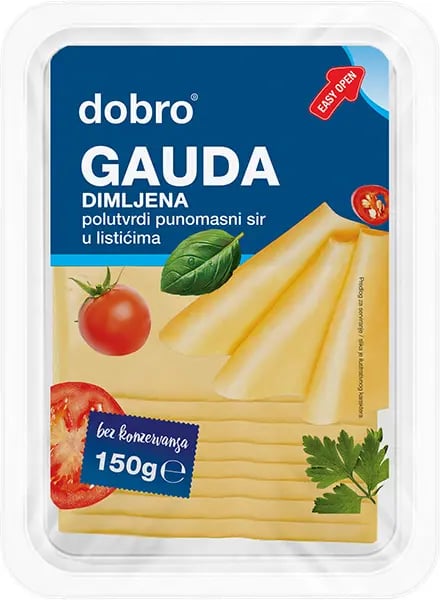 Dobro Dimljena Gauda slajs 150g