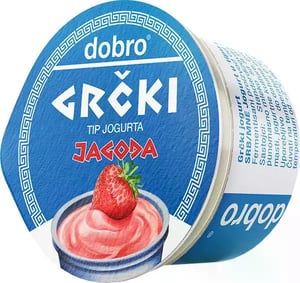 Dobro Grčki tip jogurta jagoda 150g