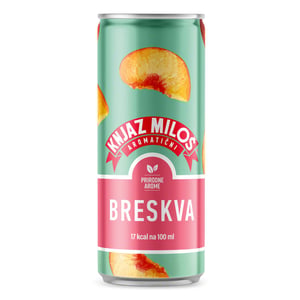 Knjaz Milos Gazirana voda breskva 330ml