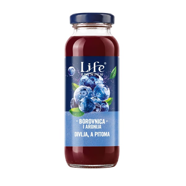 Nectar Voćni sok Life premium borovnica 200ml