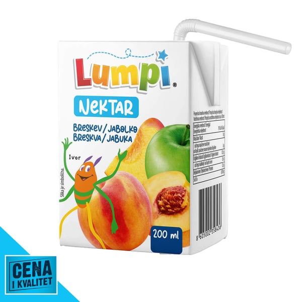 Lumpi Voćni sok Nektar breskva 200ml