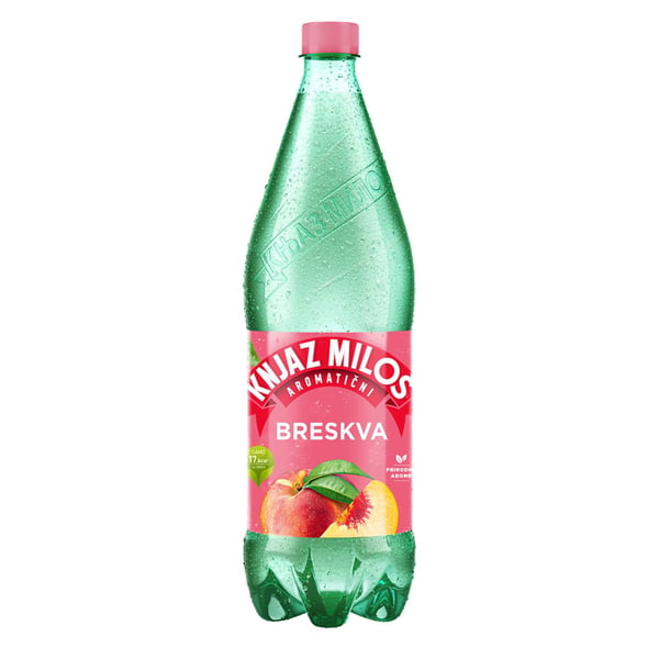 Knjaz Milos Gazirana voda breskva 500ml