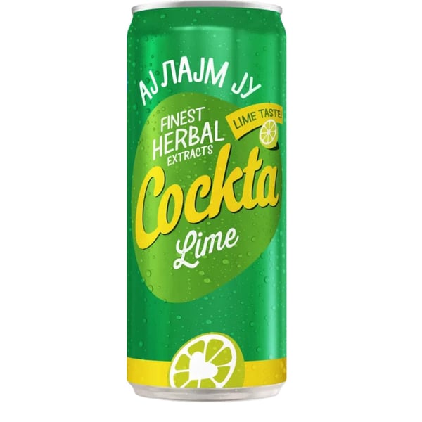 Cockta Gazirani sok Limeta 330ml